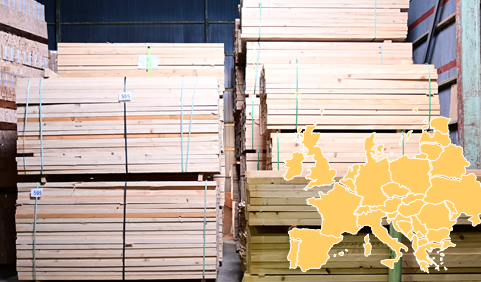 蒲鉾板の原材料の輸入はドイツから