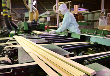 板の幅と厚みを加工